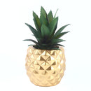 Hisow Artificial Succulent Potted Pineapple Decor（Yellow）