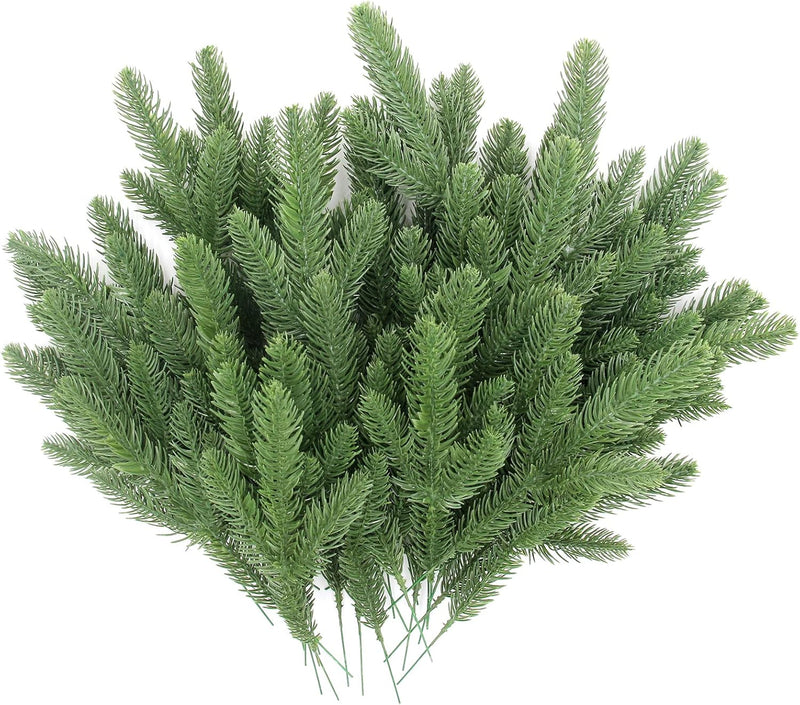 50 Pcs Artificial Pine Branches