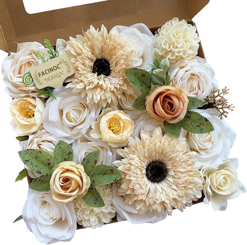 Roses Artificial Flowers Box Set