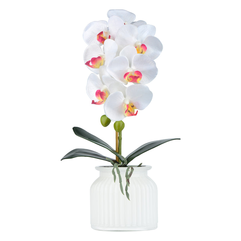 14.6" Artificial Orchids Flowers with Pot