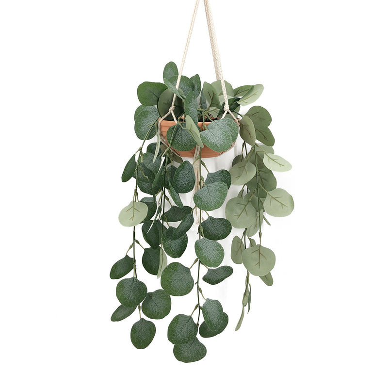 Fake Hanging Plant in Red Clay Pot