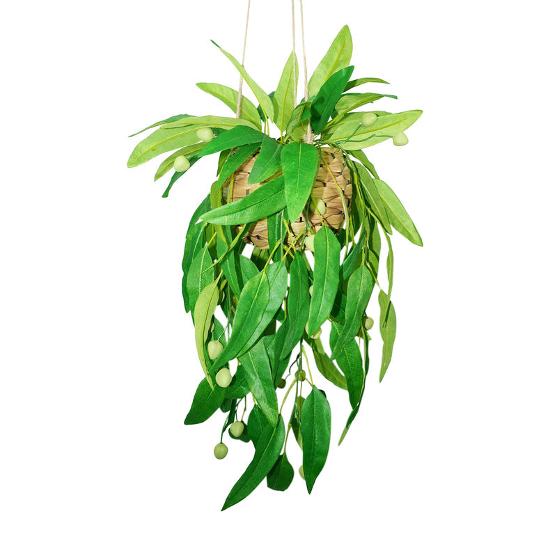 Artificial Hanging Plants with Basket