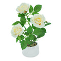 Rose Artificial Flowers in Pot