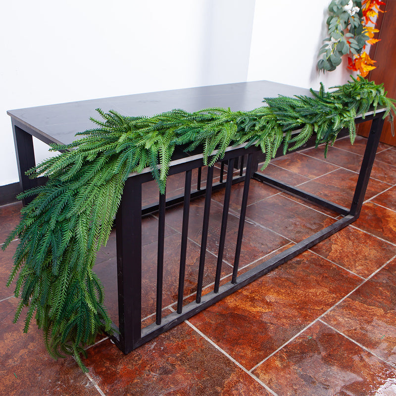 Artificial Cedar Greenery Vines - Hand Feeling Soft Gum Pine Cedar Rattan (4.92ft)