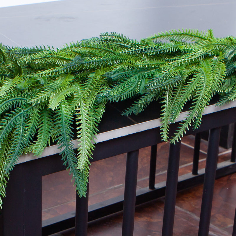 Artificial Cedar Greenery Vines - Hand Feeling Soft Gum Pine Cedar Rattan (4.92ft)