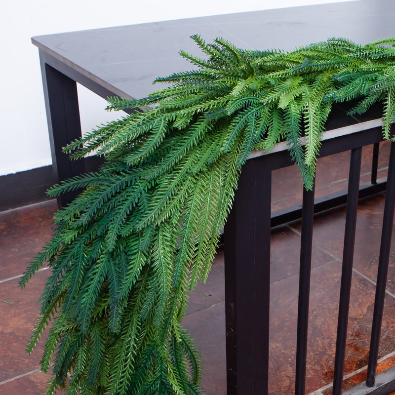 Artificial Cedar Greenery Vines - Hand Feeling Soft Gum Pine Cedar Rattan (4.92ft)