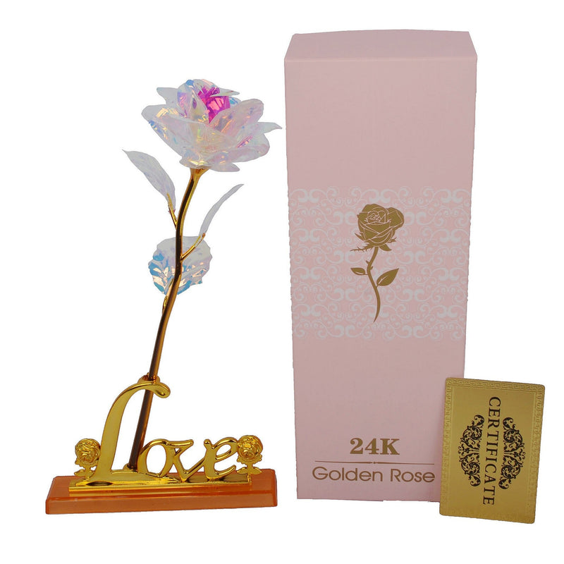 Hisow 24k Gold Forever Rose Flowers (Rose）