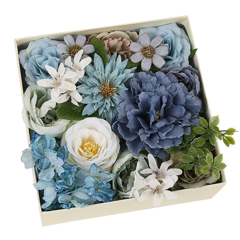 Hisow Multi Artificial Flowers Combo (Blue)