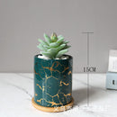 HIsow Artificial Succculent Plants（Clematis Crassifolia）