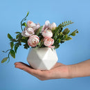 Hisow Mini Fake Silk Camellia Flowers (Pink)