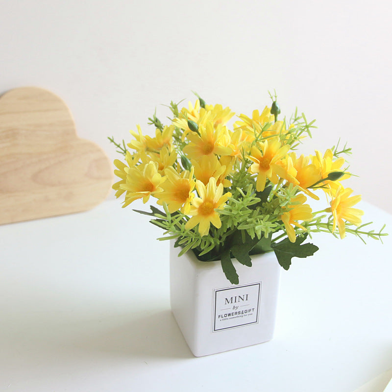 Hisow Artificial Daisy Flower (Yellow)