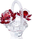 Hisow Crystal Flower Basket（Red）
