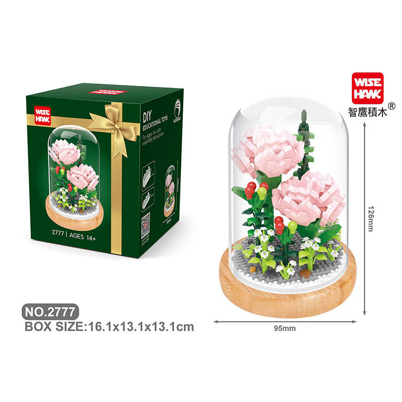 Hisow Flower Bouquets Building Sets (Pink)