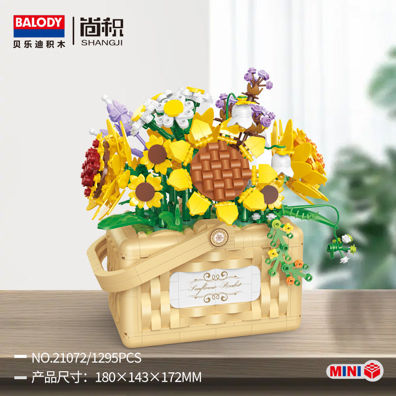 Hisow Flower Bouquet Building Kit （Sunflower）