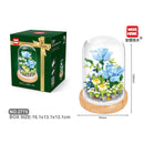 Hisow  Flower Bouquets Building Sets (Blue）