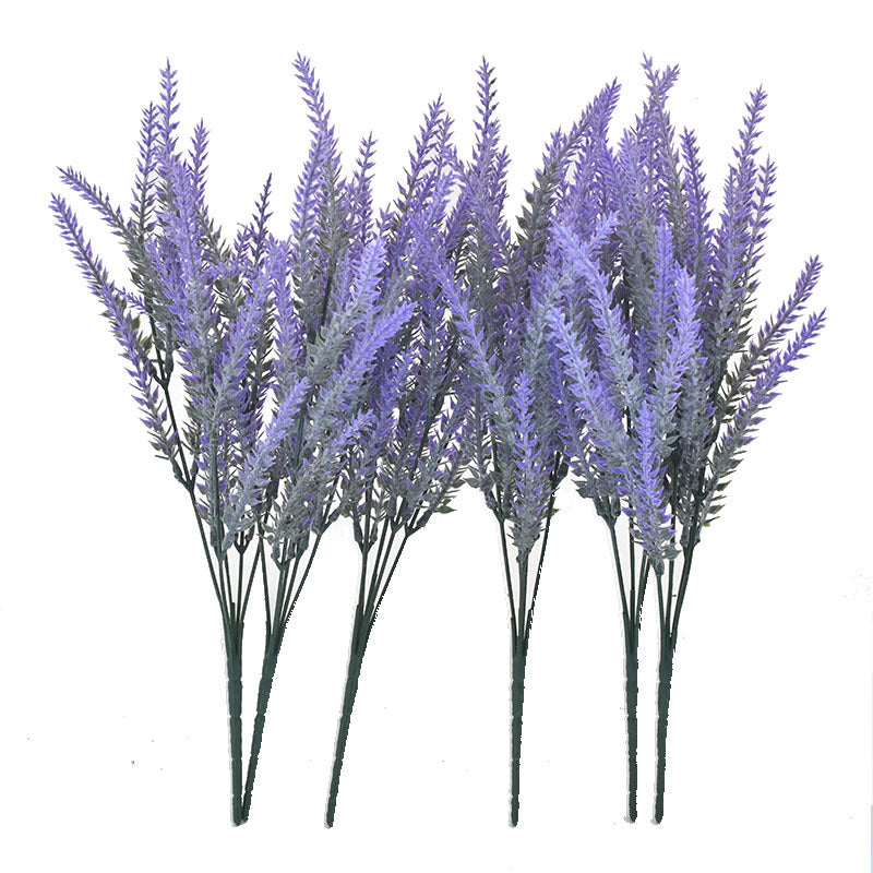 Hisow Artificial Lavender Flowers (Purple）