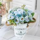 Hisow Artificial European Style Design Flowers （Blue）